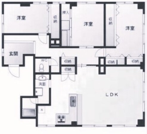 芦屋翠ヶ丘パークマンションの物件間取画像